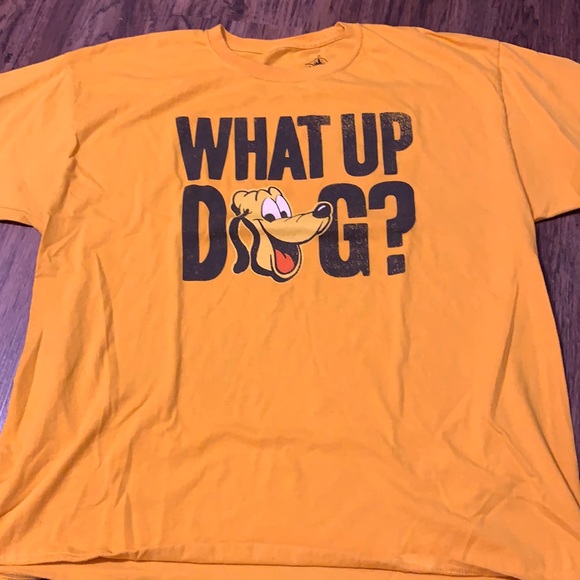Disney Shirts Disney Pluto What Up Dog Tshirt Poshmark